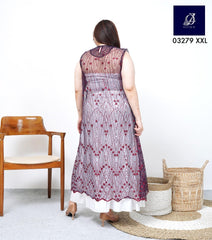 VEST OUTER OZIKO TILE HANA 03279 LD 105 120 I Outer Kondangan Wanita I Outer Fashion Casual 2XL