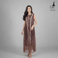 VEST OZIKO OUTER TILE HANA 03234 LD 105 120 I Outer Kondangan Wanita I Outer Fashion Casual 2XL