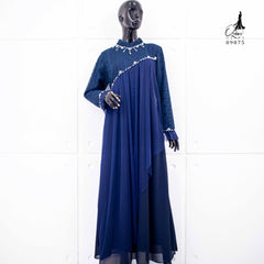GAMIS OZIAS BROKAT KAGURA 09875 LD105 CM I Gamis Formal I Gaun Muslimah Nyaman Panjang