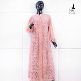 GAMIS OZIAS BROKAT FIMELA JUMBO 09884 LD 105 140 150 I Gamis Jumbo Muslimah I Gamis Formal I Jumbo 4XL 5XL