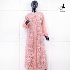 GAMIS OZIAS BROKAT FIMELA JUMBO 09884 LD 105 140 150 I Gamis Jumbo Muslimah I Gamis Formal I Jumbo 4XL 5XL