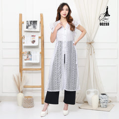 VEST OUTER BROKAT OZIKO 03233 LD 105 | Outer Pesta Brokat | Outer Mewah