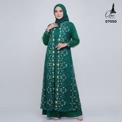 GAMIS OZIAS TILE NAMIRA 07050 LD 105 I Gamis Kondangan Wanita I Gamis Pesta Muslimah