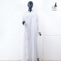 GAMIS OZIAS BROKAT INAYA HARUKA FIMELA 09883 Ld 80 95 105 120 140 I Gamis Dewasa Ibu Dan Anak I Gamis Wisuda Wanita I Gamis Kondangan Pesta I Gamis Bridesmaid I Pakaian Muslimah Cantik