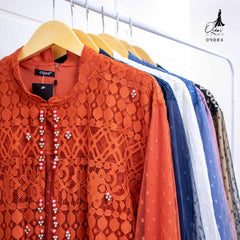 GAMIS OZIAS BROKAT FIMELA JUMBO 09884 LD 105 140 150 I Gamis Jumbo Muslimah I Gamis Formal I Jumbo 4XL 5XL