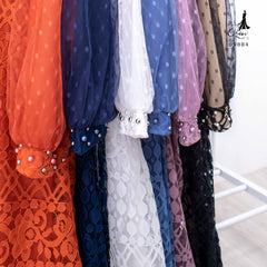 GAMIS OZIAS BROKAT FIMELA JUMBO 09884 LD 105 140 150 I Gamis Jumbo Muslimah I Gamis Formal I Jumbo 4XL 5XL