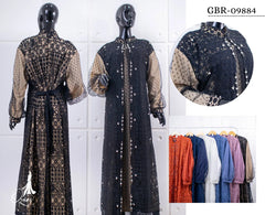 GAMIS OZIAS BROKAT FIMELA JUMBO 09884 LD 105 140 150 I Gamis Jumbo Muslimah I Gamis Formal I Jumbo 4XL 5XL