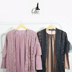 GAMIS OZIAS BROKAT 09426 LD 105 I Gamis Kondangan Cantik I Gamis Fashion Muslimah