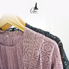 GAMIS OZIAS BROKAT 09426 LD 105 I Gamis Kondangan Cantik I Gamis Fashion Muslimah