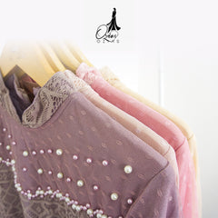 GAMIS OZIAS BROKAT 09537 LD 105 I Gamis Kondangan Wanita I Gamis Simpel Remaja