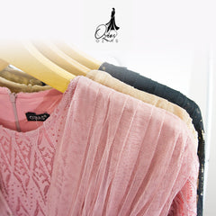 GAMIS OZIAS BROKAT 09594 LD 105 I Gamis Fashion Muslimah I Gamis Pesta Remaja Nyaman Panjang