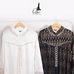 GAMIS OZIAS BROKAT ARYGLIE 09841 LD 105 I Gamis Pesta Kondangan I Gamis Import Muslim Nyaman