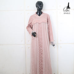 GAMIS OZIAS BROKAT FIMELA 09463 LD 105 & LD 120 I Gamis Fashion Muslimah Nyaman Panjang