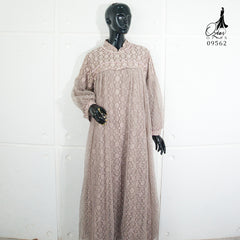 GAMIS OZIAS BROKAT TILE 09562 LD 105 I Gamis Kondangan Mewah I Gamis Pesta Tangan Balon Nyaman