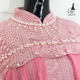 Ozias - Gamis Brokat 09673 LD 105 I Gamis Cantik Wanita I Gamis Kondangan Mewah