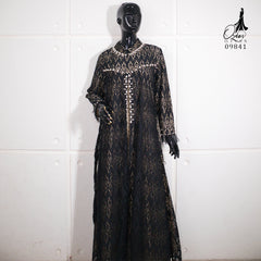 GAMIS OZIAS BROKAT ARYGLIE 09841 LD 105 I Gamis Pesta Kondangan I Gamis Import Muslim Nyaman