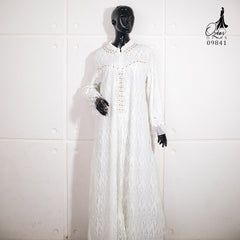 GAMIS OZIAS BROKAT ARYGLIE 09841 LD 105 I Gamis Pesta Kondangan I Gamis Import Muslim Nyaman