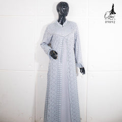 GAMIS OZIAS FIMELA JUMBO 09892 LD 80 95 105 120 140 I Gamis Ibu dan Anak I Gamis Pesta Kondangan I Gamis Import Brokat I Jumbo 2XL 4XL