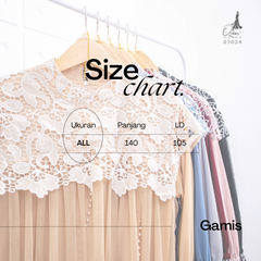 GAMIS OZIAS CHANTILY 07034 LD 105 I Gamis Kondangan Wanita I Gamis Fashion Casual