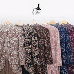 GAMIS OZIAS TILE 07339 LD 105 I Gamis Kondangan Casual I Gamis Cantik Lebaran