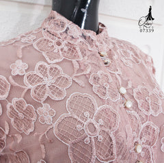 GAMIS OZIAS TILE 07339 LD 105 I Gamis Kondangan Casual I Gamis Cantik Lebaran