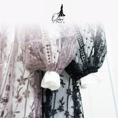 GAMIS OZIAS TILE BORDIR 07164 LD 120 140 I Gamis Tile Lepas Pasang I Gamis Kondangan Mewah