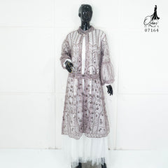 GAMIS OZIAS TILE BORDIR 07164 LD 120 140 I Gamis Tile Lepas Pasang I Gamis Kondangan Mewah