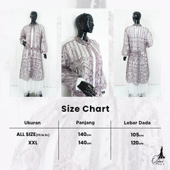 GAMIS OZIAS TILE BORDIR 07164 LD 120 140 I Gamis Tile Lepas Pasang I Gamis Kondangan Mewah