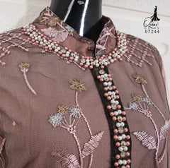 GAMIS OZIAS TILE 07244 LD 105 I Gamis Kondangan Cantik I Gamis Fashion Casual