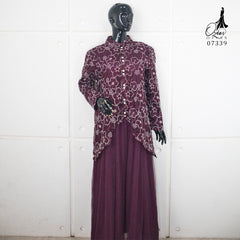 GAMIS OZIAS TILE 07339 LD 105 I Gamis Kondangan Casual I Gamis Cantik Lebaran