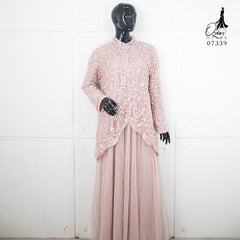 GAMIS OZIAS TILE 07339 LD 105 I Gamis Kondangan Casual I Gamis Cantik Lebaran