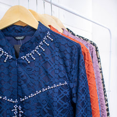 GAMIS OZIAS FIMELA JUMBO 09892 LD 80 95 105 120 140 I Gamis Ibu dan Anak I Gamis Pesta Kondangan I Gamis Import Brokat I Jumbo 2XL 4XL