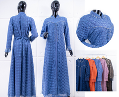 GAMIS OZIAS FIMELA JUMBO 09892 LD 80 95 105 120 140 I Gamis Ibu dan Anak I Gamis Pesta Kondangan I Gamis Import Brokat I Jumbo 2XL 4XL