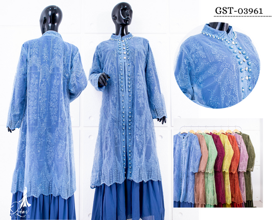 GAMIS OZIAS TILE 03961 LD 105 I Gamis Kondangan Mewah I Gamis Wisuda Muslimah Nyaman Panjang