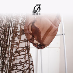 VEST OUTER OZIKO TILE ORGANZA 03118 LD 105 | Outer Pesta Elegan | Outer Simple Wisuda