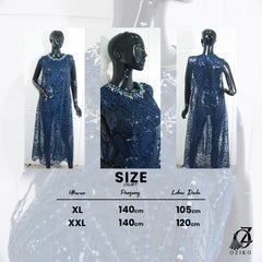 VEST OUTER OZIKO TILE HANA 03167 I Outer Kondangan Muslimah I Luaran Outfit Wanita