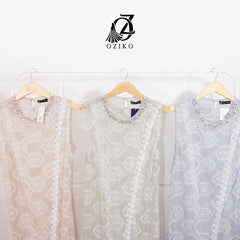 VEST OUTER OZIKO TILE HANA 03261 I Outer Kondangan Muslimah I Luaran Outfit Wanita