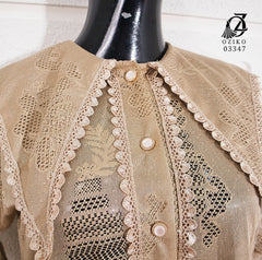 VEST OUTER BROKAT OZIKO 03347 LD 105 I Outer Kondangan Wanita I Outer Casual Remaja