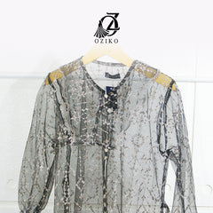 VEST OUTER TILE OZIKO 03362 LD 105 I Outer Kondangan Wanita I Outer Casual Remaja