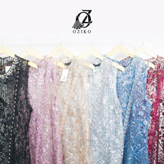 VEST OUTER OZIKO TILE HANA 03371 LD 105 I Outer Kondangan Wanita I Outer Casual Remaja