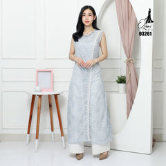 VEST OUTER OZIKO TILE HANA 03261 I Outer Kondangan Muslimah I Luaran Outfit Wanita