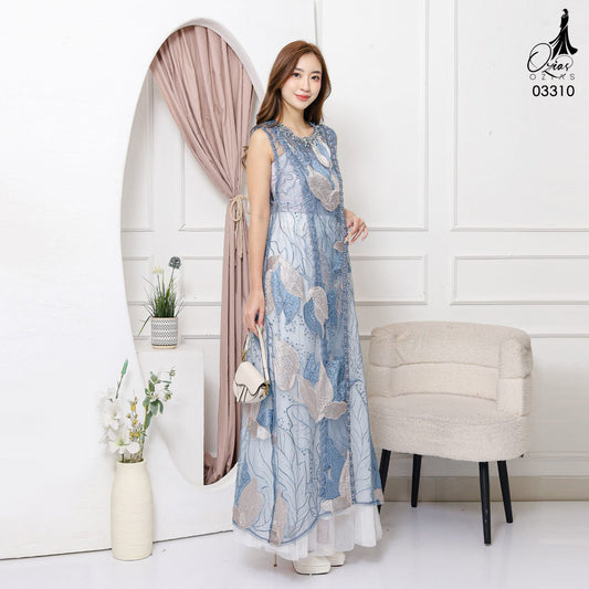 VEST OUTER TILE OZIKO HANA 03310 LD 105 I Outer Kondangan Wanita I Outer Fashion Casual