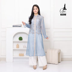 VEST OUTER OZIKO TILE 03340 LD 105 I Outer Kondangan Wanita I Outer Casual Fashion