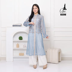 VEST OUTER OZIKO TILE 03340 LD 105 I Outer Kondangan Wanita I Outer Casual Fashion