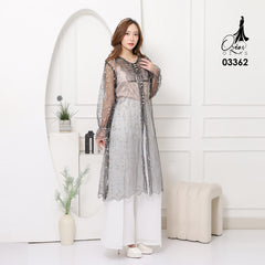 VEST OUTER TILE OZIKO 03362 LD 105 I Outer Kondangan Wanita I Outer Casual Remaja