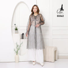 VEST OUTER TILE OZIKO 03362 LD 105 I Outer Kondangan Wanita I Outer Casual Remaja