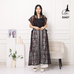 VEST OUTER TILE OZIKO 03427 LD 105 I Vest Kondangan Wanita I Vest Outer Casual