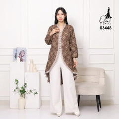 VEST OUTER KATUN OZIKO 03448 LD 105 I Vest Kondangan Wanita I Outer Casual