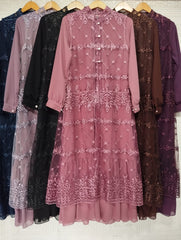 GAMIS OZIAS TILE 07384 LD 105 I Gamis Kondangan Wanita I Gamis Fashion Casual