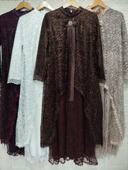 GAMIS OZIAS TILE 07372 LD 105 I Gamis Kondangan Wanita I Gamis Bini Orang Lebaran